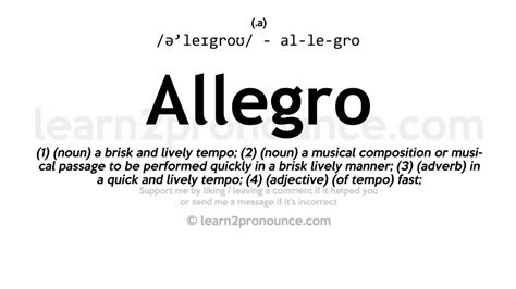 allegro meaning music: The Rhythmic Pulse of Language