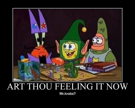 art thou feeling it now mr krabs? How might the character Mr. Krabs from SpongeBob SquarePants embody the concept of materialism in our society?