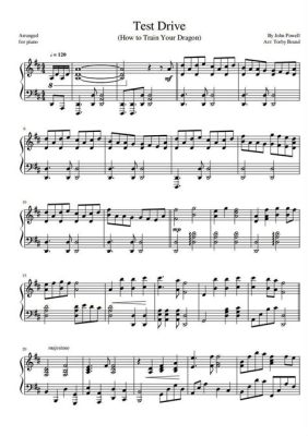 how to train your dragon piano sheet music the art of crafting a narrative through music